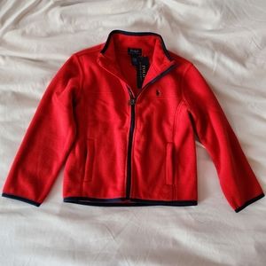 Ralph Lauren Polo fleece jacket, NEW, size 6